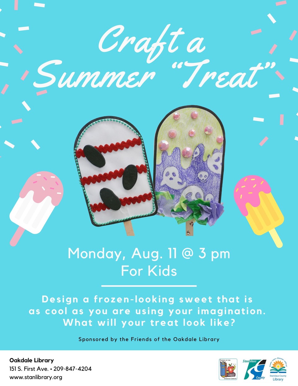 August 11 Craft A Summer Treat
